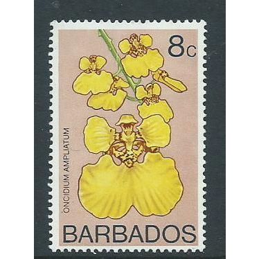 barbados stamps sg490 sg 490 sg508 mnh 1974 orchid