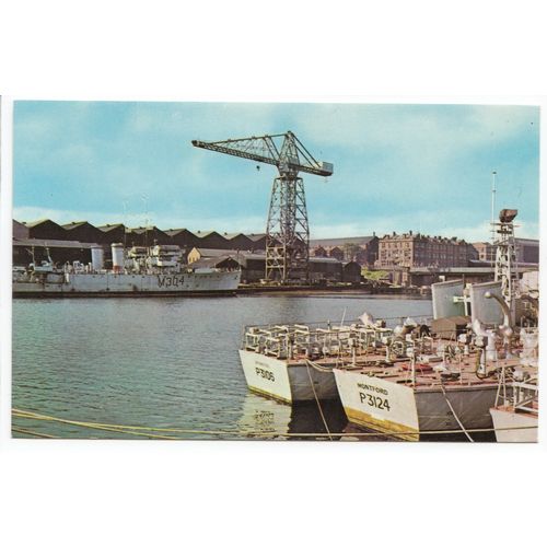 Buccleugh Dock Barrow-in-Furness Cumbria Postcard 19493