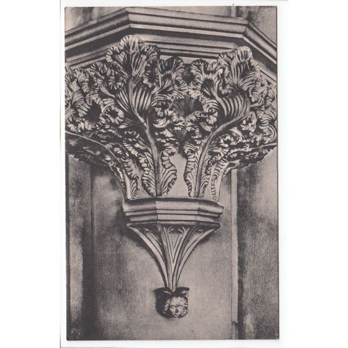 York Minster Lady Chapel Corbel Duncan & Lewin Postcard 6