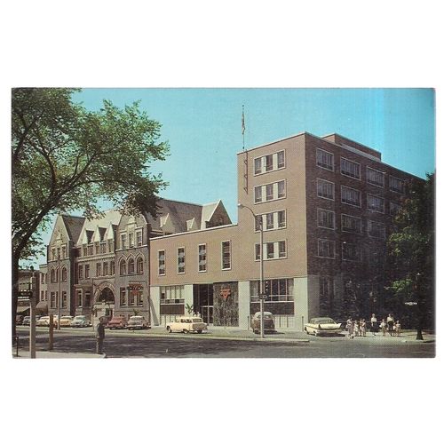 YMCA-YWCA , LONDON, ONTARIO, CANADA unused postcard c.1970s =