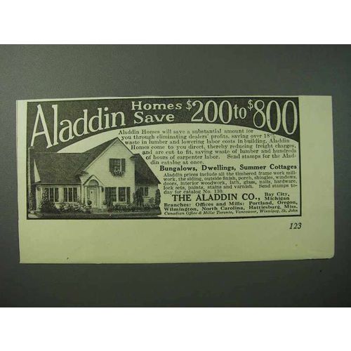 1922 Aladdin Homes Ad - Save $200 to $800
