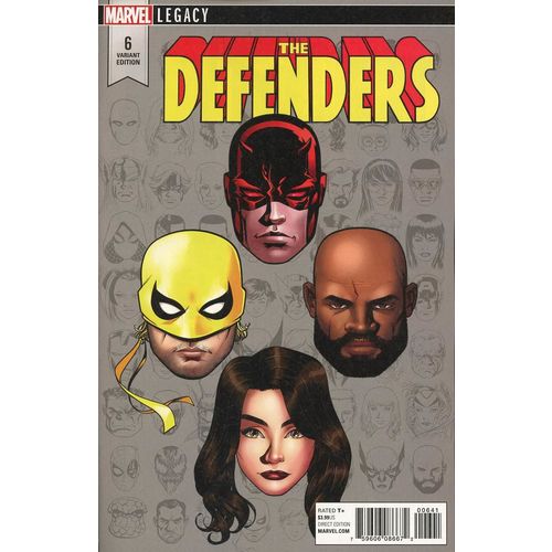 Defenders (2017) #6 Marvel Comics Legacy Headshot Variant Daredevil Luke Cage