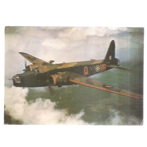 VICKERS ARMSTRONG WELLINGTON lll aeroplane unused postcard =