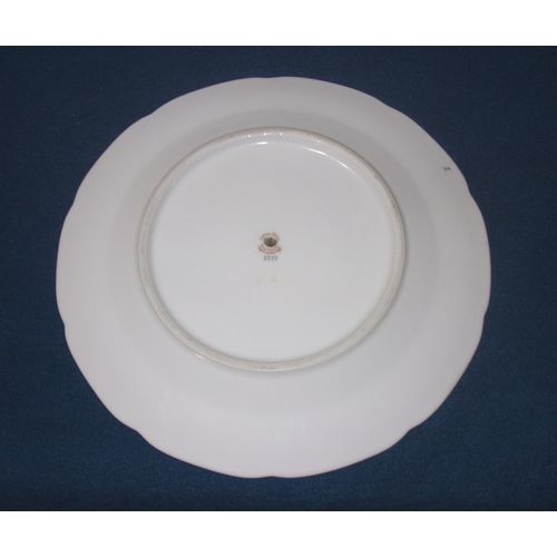 Lefton Brown Heritage Floral Dinner plate 2222 roses good condition