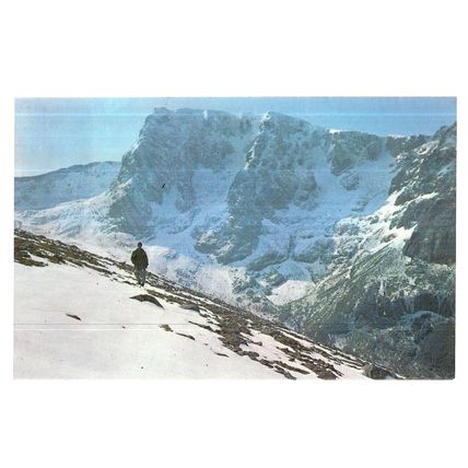 THE CLIFFS OF BEN NEVIS used vintage postcard 1970 postmark =