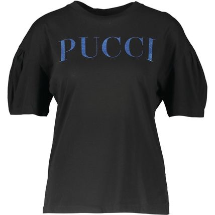 EMILIO PUCCI Glitter Logo T-Shirt BNWT