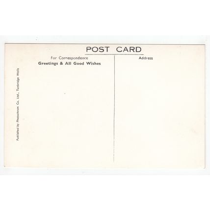 The Harbour St Michael's Mount Postcard RP Cornwall