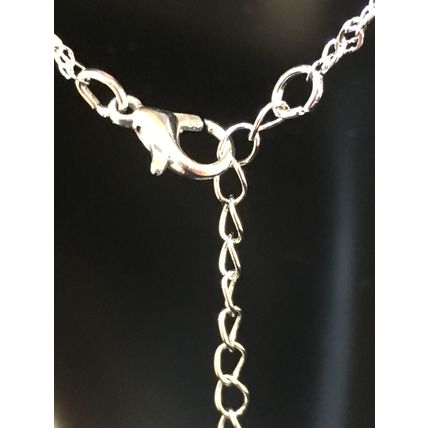 Necklace Heart Shape Red Ruby Infinity Necklace #167 USA Seller