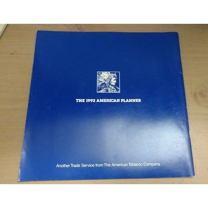 The 1992 American Tobacco Company Planner/Calendar