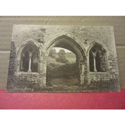 CLEEVE ABBEY, Somerset. used antique postcard by F Frith 1922 pm
