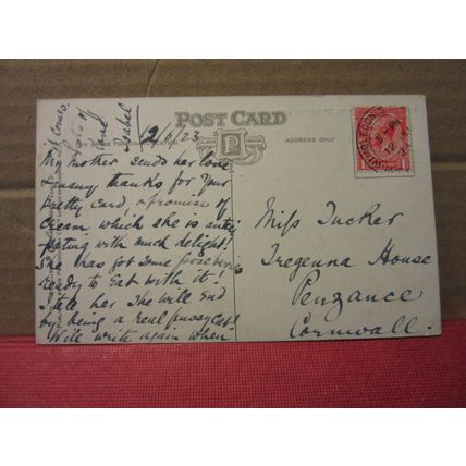 woolsack, HOUSE OF LORDS, LONDON used antique postcard by Photochrom 1923 pm /