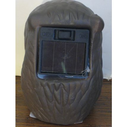 Solar Powered LED Light Up Decorative Stoneware Hedgehog Garden Light