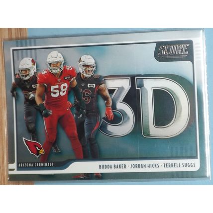 2020 Panini Score ARIZONA CARDINALS 3D insert #3D-BJT
