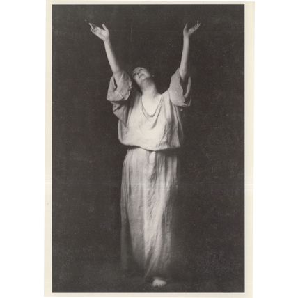 Isadora Duncan American Dancer Rare Award Photo Postcard