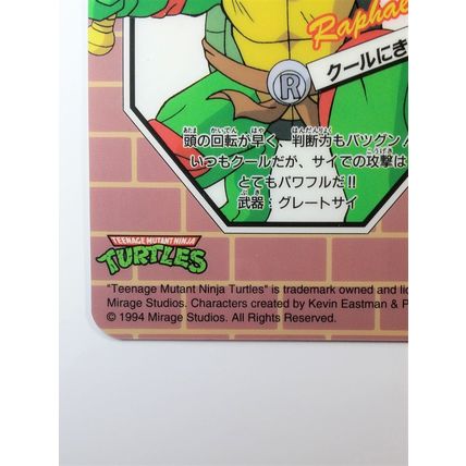 Teenage Mutant NINJA TURTLES Pencil Board - 1994 Showa Note Shitajiki