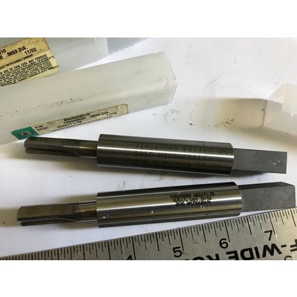 LOT 4 METAL REMOVAL 748245680 P91217-39,.3953 DIA Q62471-78 SOLID CARBIDE REAMER