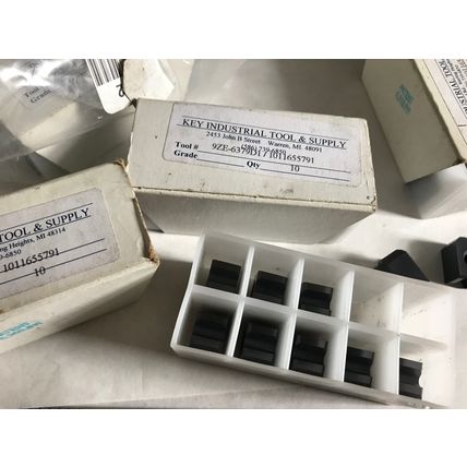 LOT 50 KEY INDUSTRIAL 1011655791 CARBIDE INSERTS,KEY 9ZE-6379D1,EQ
