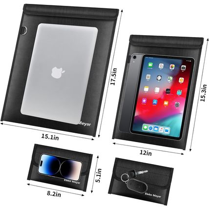 NIB! (4) Eleko Meyar Premium Farady Bags Phones, Laptops, Tablets - FREE Ship!