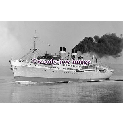 pu1099 - Ellerman Liner - City of Benares , built 1936 - print 6x4
