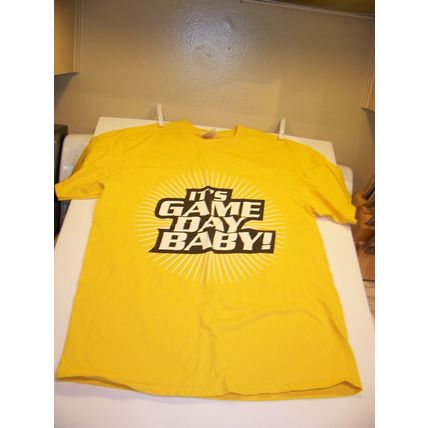 MAN SPORTS SUPPZ.COM ITS GAME DAY BABY T SHIRT BRAND NEW NEVER WORN FITNESS
