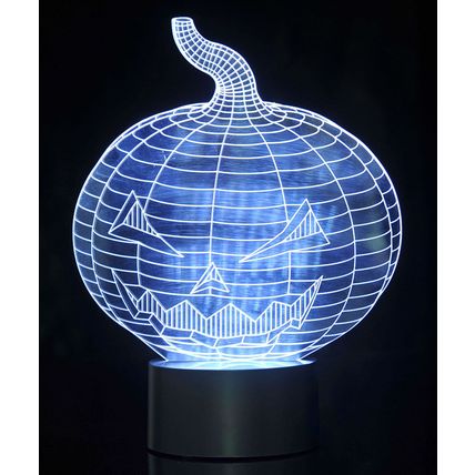 3D Pumpkin Laser Cut Precision LED Lights