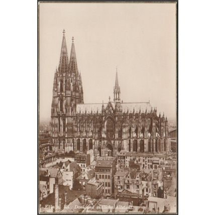 Dom und Südliche Altstadt, Köln am Rhein, c.1930 - Wollstein Foto-AK