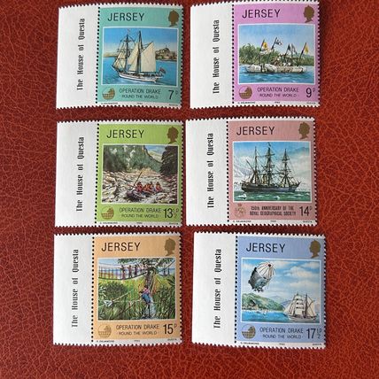 Jersey #SG238-SG243 MNH 1980 Geographical Society Operation Drake Stamps set