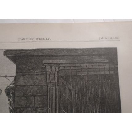 The Carnival in Central America - Harper's Weekly March 6, 1880 - Original print