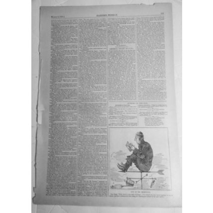 The Carnival in Central America - Harper's Weekly March 6, 1880 - Original print