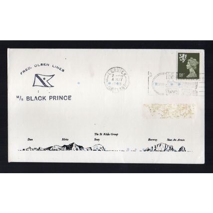 Elizabeth II - 1998 - Fred Olsen Lines m/s Black Prince (Lerwick, Shetland PM)