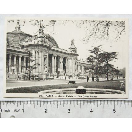 vintage postcard Paris - The Great Palace