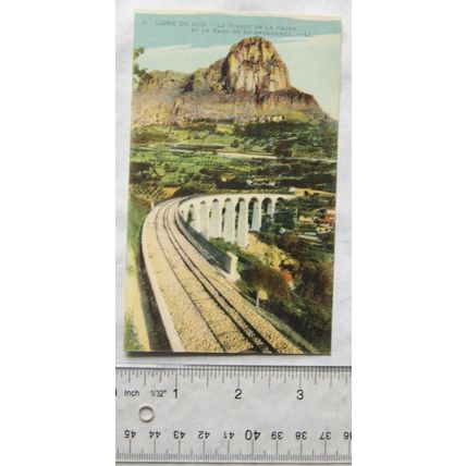 vintage postcard Ligne De Sud, Le Viaduc De La Cagne
