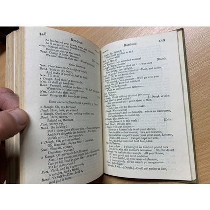 1926 "SELECT PLAYS BY FRANCIS BEAUMONT & JOHN FLETCHER" SMALL HARDBACK BOOK (P3)