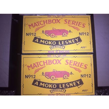 Matchbox No12 Land Rover - Replica / Reproduction box