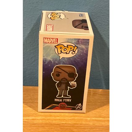 Funko Pop! Nick Fury #1253 Facsimile Laser Autographed Figure (Box & Protector)