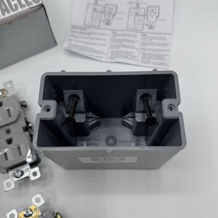 Enerlites 15A Tamper-Resistant Duplex Receptacle 6-Pack White UL Listed New