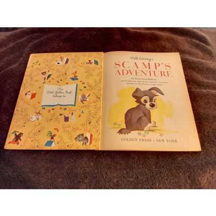 Little Golden Book Scamps Adventures C Third Edition By Annie North Bedford 1958