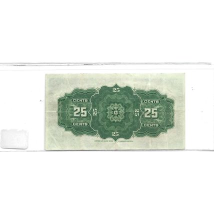 1900 Dominion of Canada 25 Cent bill XF/MT
