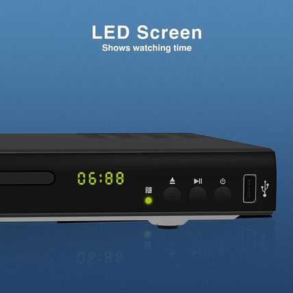Blu Ray DVD Player, 1080P Home Theater Disc System, Play All Dvds and Region a 1