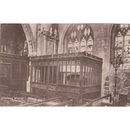 ED 430 CIRENCESTER CHURCH - GARSTANG CHAPEL . PRINTED POSTCARD