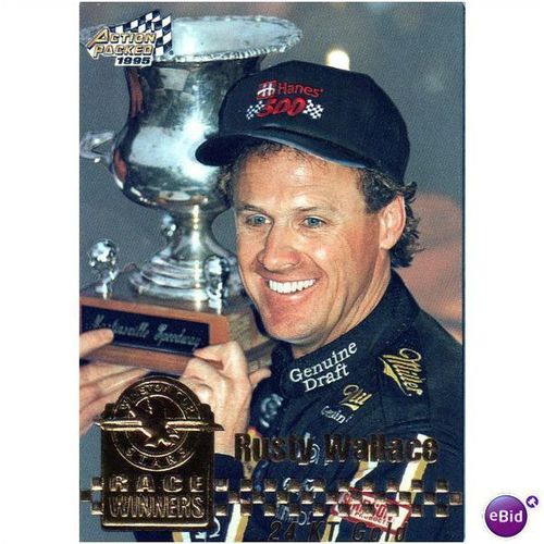 1995 Action Packed Stars Rusty Wallace 24 KT GOLD