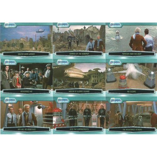 Dr Doctor Who Big Screen Full 100 Card Base Set of Trading Cards