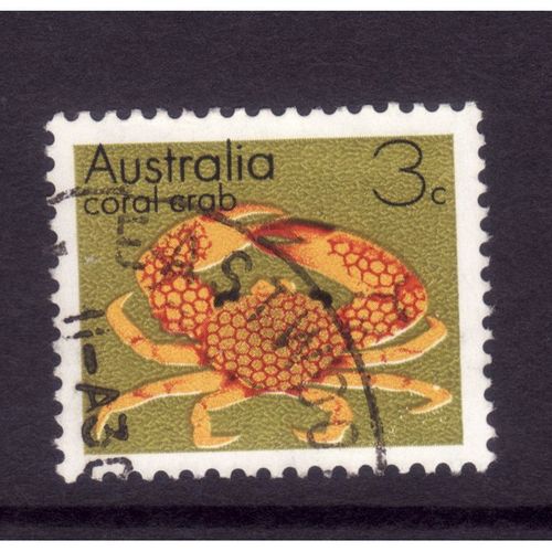AUSTRALIA 1973 SG547 3c CORAL CRAB FINE USED#4