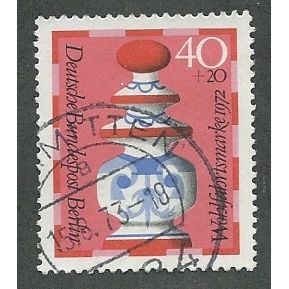 BERLIN -1972 40pf + 20 'HUMANITARIAN FUNDS' FINE USED (EBID44-800)