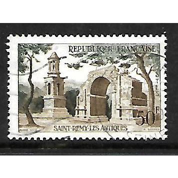 FRANCE 1957 50F LES ANTIQUES SAINT REMY SG 1355 FINE USED#1