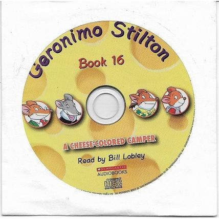 Audio Book on CD Geronimo Stilton Book 16 A Cheese Colored Camper Bill Lobley