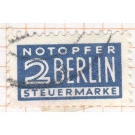 Germany 1948 - SG AT136 - 2pf blue - Aid For Berlin - Obligatory Tax - used 5