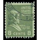 Used 813 8c Martin Van Buren Barely Clears M07865