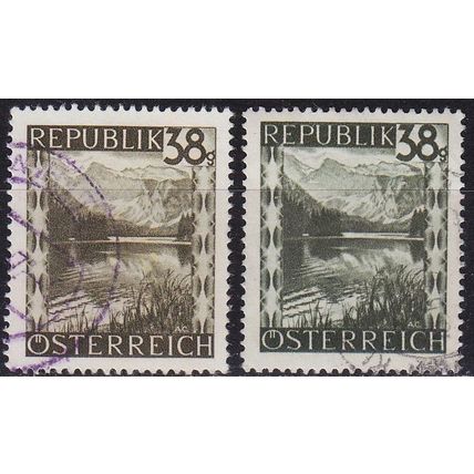 ÖSTERREICH AUSTRIA [1949] MiNr 0756 ( O/used ) [01] 2 Farben