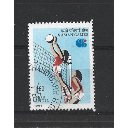 India.SG1196 1r 50 Volleyball.Fine Used.June23